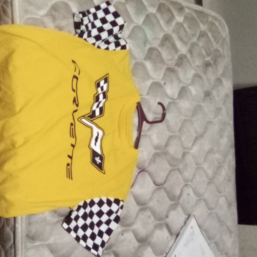 Yellow Chevy crop top